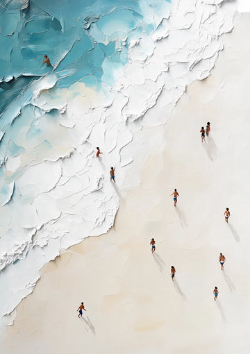 Maleri af stranddage