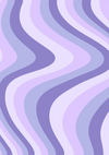 Een golvend abstract patroon gaat over tussen verschillende tinten paars en lichte lavendel. De rondingen creëren een dynamische stroom over het beeld, waardoor het een gevoel van beweging krijgt. Dit minimalistische abstracte schilderij, Golvend Lavendel Schilderij van CollageDepot, dient als een elegant stukje wanddecoratie, perfect voor elke ruimte met een magnetisch ophangsysteem.