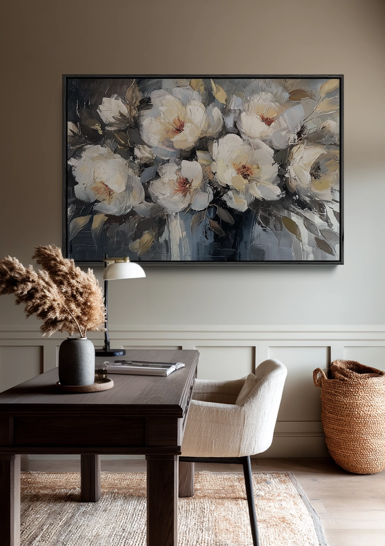 Stille Blüte Gemälde