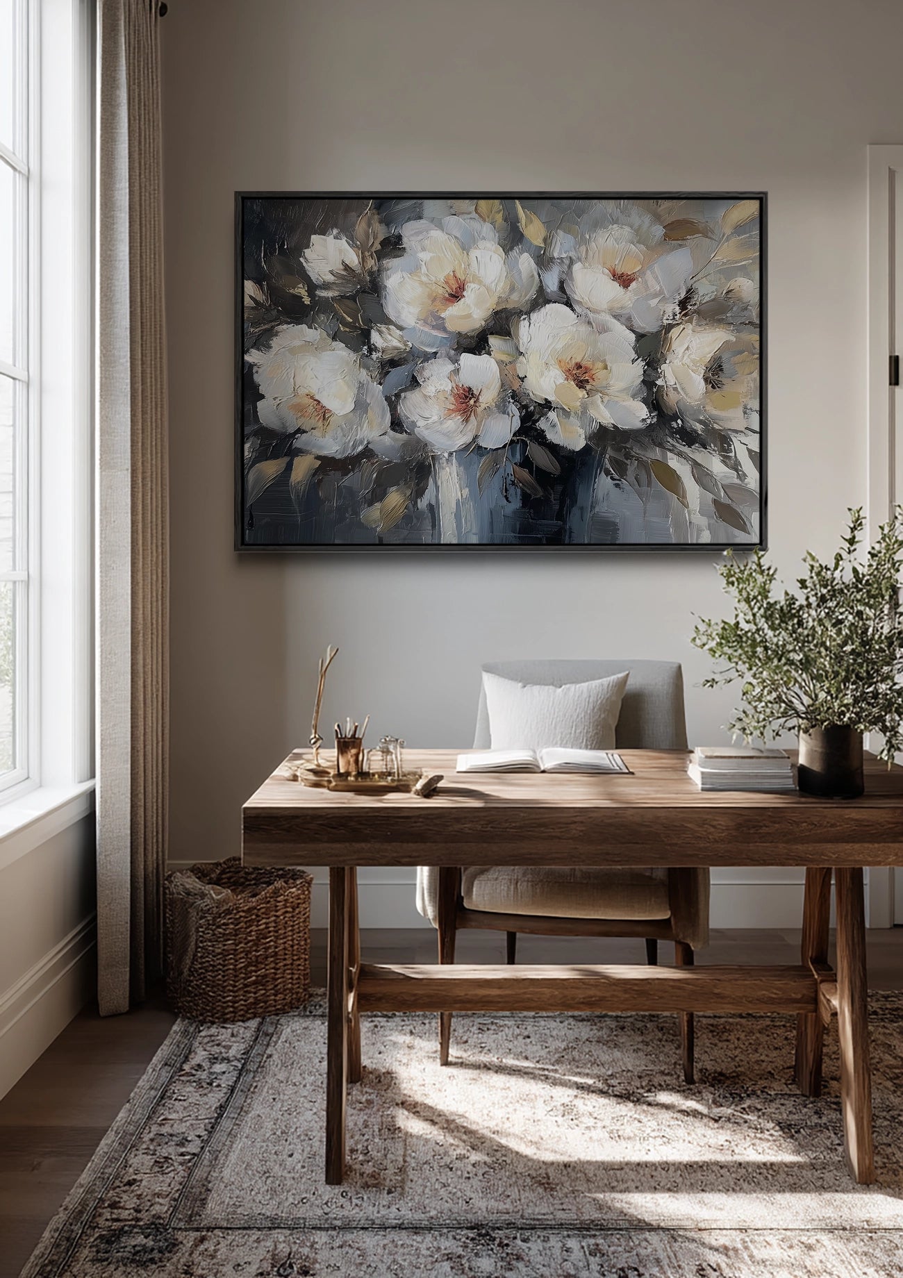 Stille Blüte Gemälde