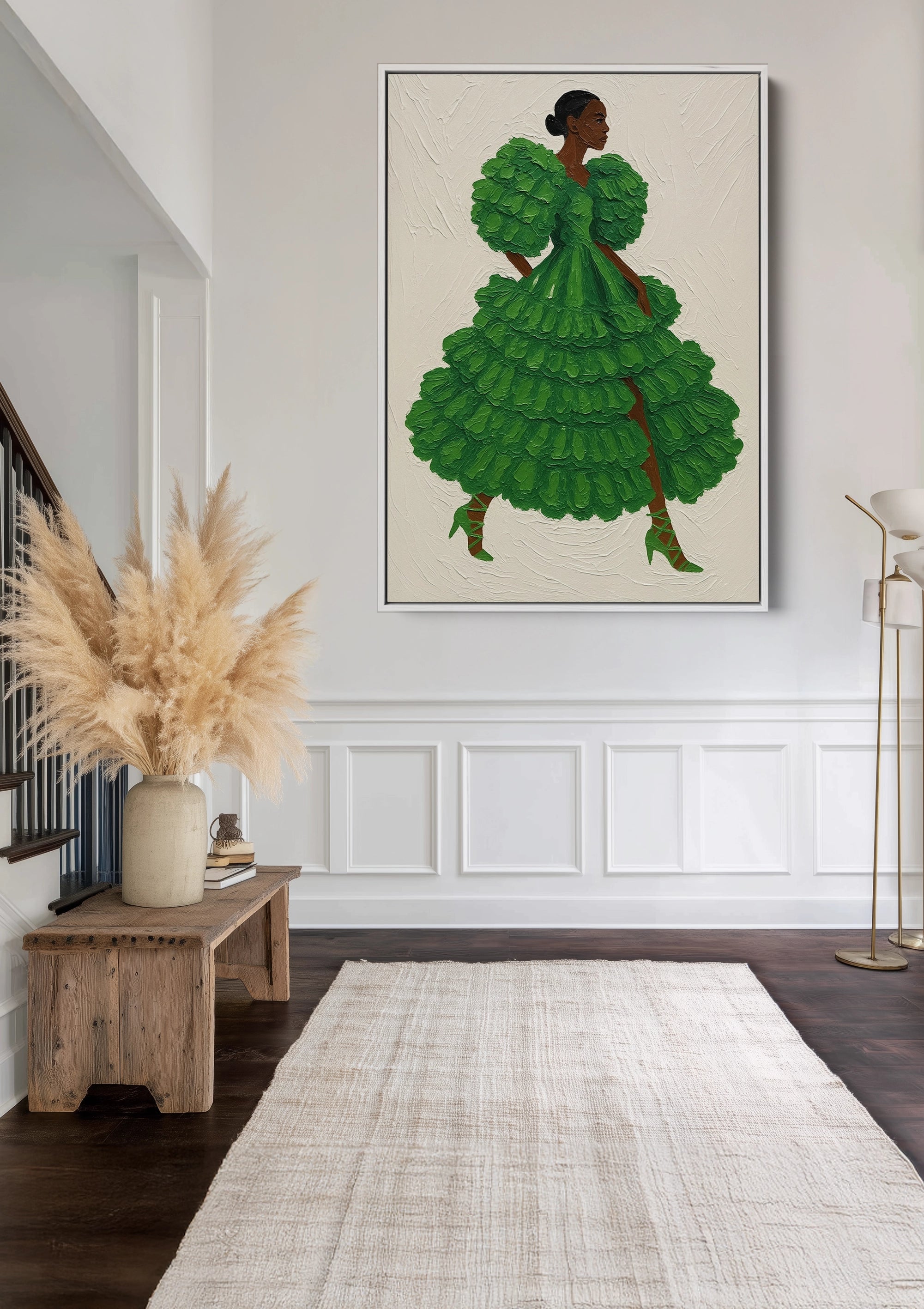 Emerald Stride Schilderij