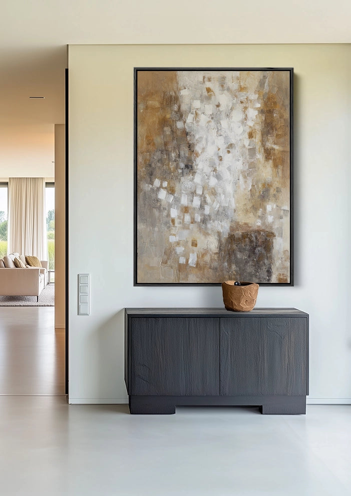 Golden Drift Painting